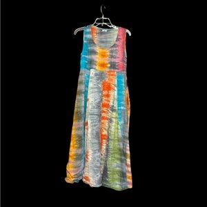 Tulip Tie-Dye Hippie Boho Festival Dress
